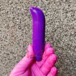 Vibrador Golfinho Aveludado Roxo - Imagem 3