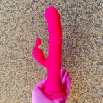 Vibrador Coelho Rotativo Sobe e Desce Recarregável - Imagem 2