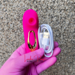 Vibrador Sugador de Clitóris Rosa - Imagem 2