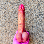 Prótese Peniana Pênis Realístico Ultra Macio Imita Pele Humana 18 x 4 cm - Imagem 3