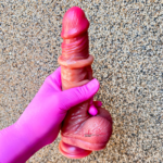 Prótese Peniana Pênis Realístico Ultra Macio Imita Pele Humana 18 x 4 cm - Imagem 2