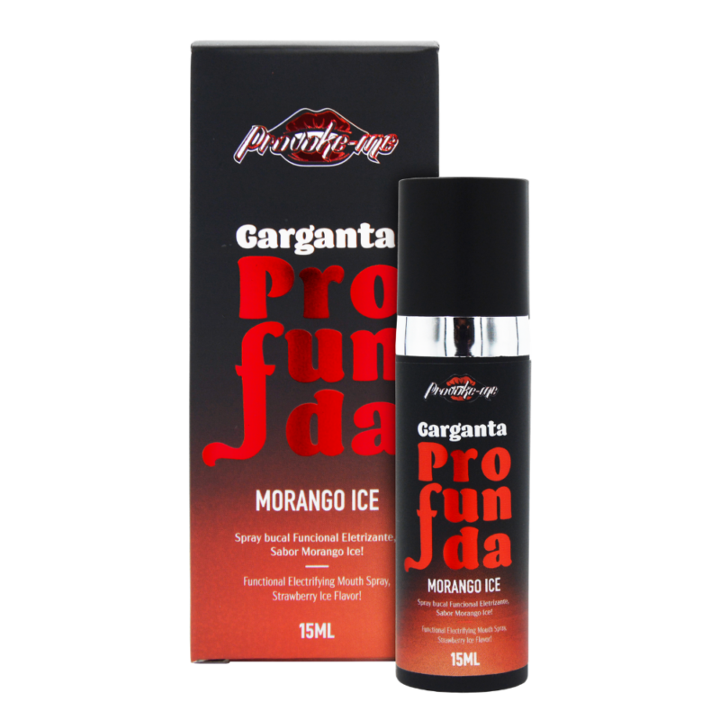 Garganta Profunda Spray Morango Ice