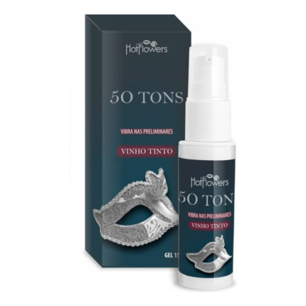Gel Excitante 50 Tons Vibra De Vinho Tinto
