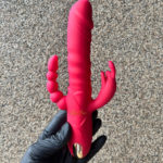 Vibrador 3 em 1 Clítoris, Ponto G e Plug Anal